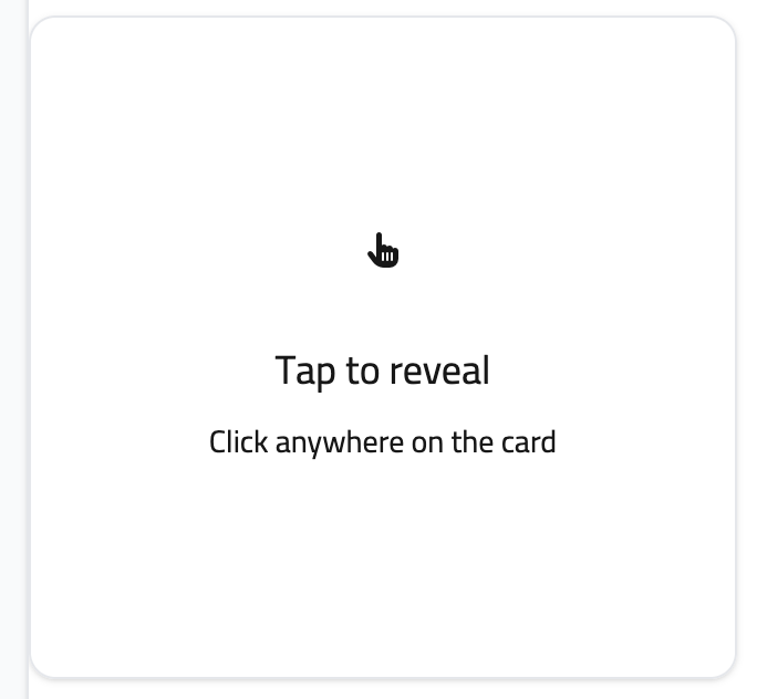 Flip Card Widget