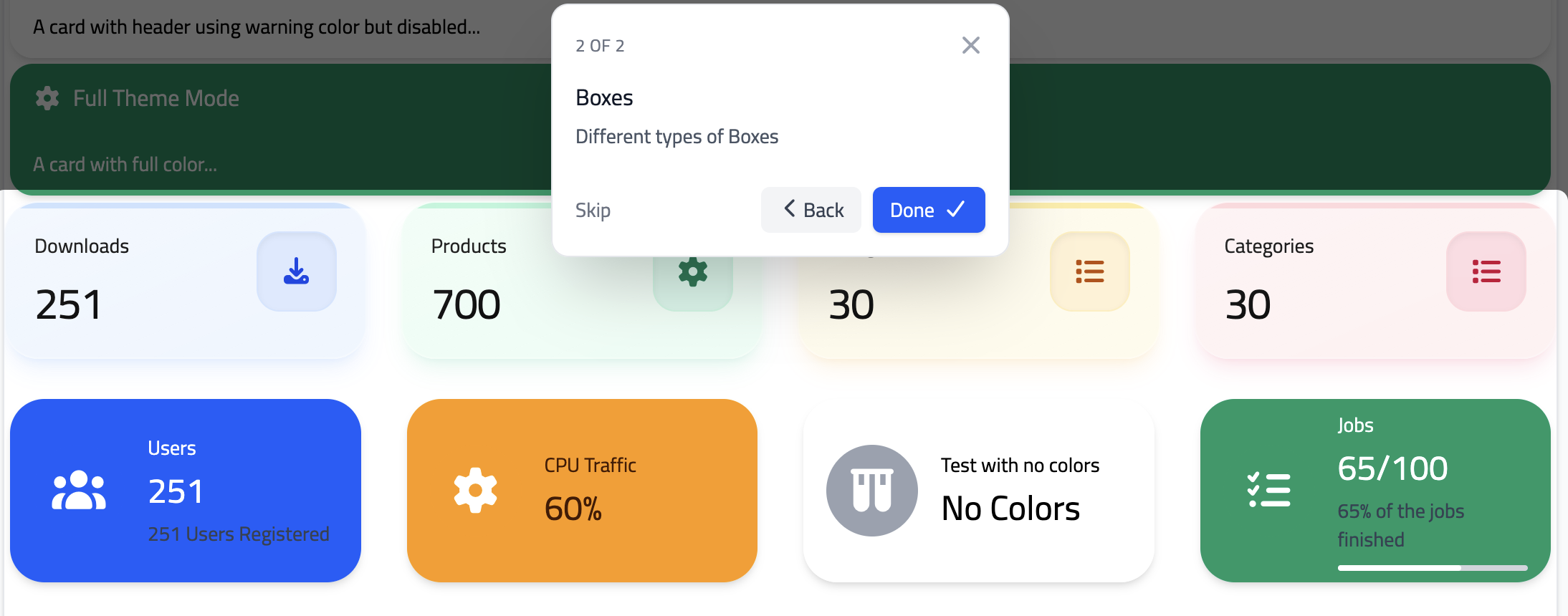 Tour Widget